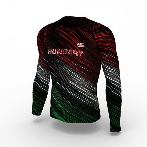 Rashguard Technikai felső hosszú ujjú - HUNGARY