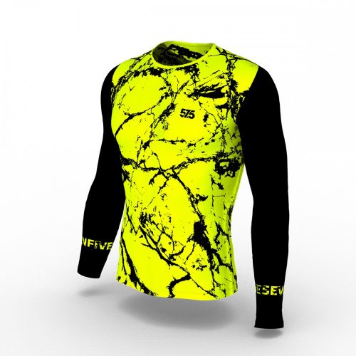 Rashguard Technikai felső hosszú ujjú - Fluo Marble