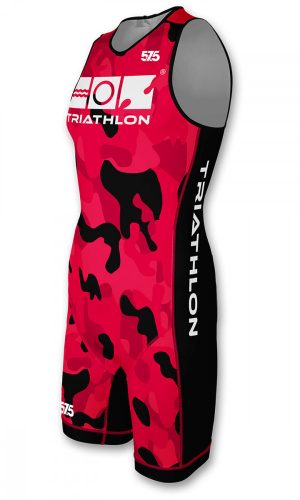 Triatlon versenymez- Endurance - CAMO - Red