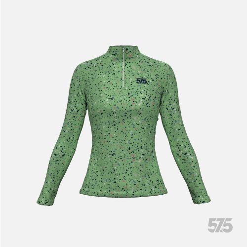 Futófelső hosszú ujjú - Női Cold Top - Terrazzo Light Green