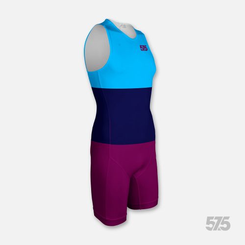 Triatlon versenymez- Endurance - Threestripe Dark Magenta