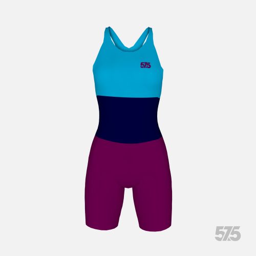 Triatlon versenymez - Női - Threestripe Dark Magenta