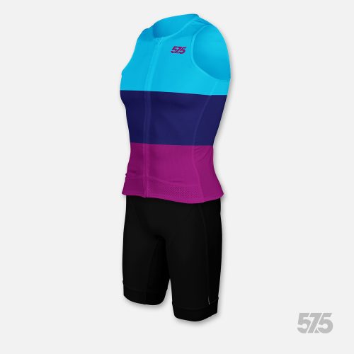 Triatlon versenymez - 2 részes - Threestripe Dark Magenta